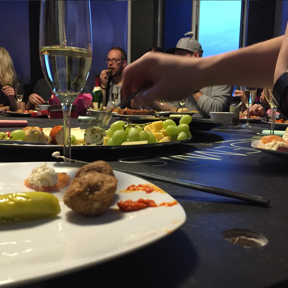 Buffet auf dem Tisch